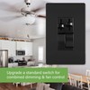 Legrand Pass & Seymour LSCLDC163PBK 450W LS Series Preset Dimmer