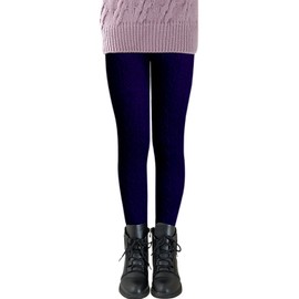 iLover Leggings de invierno con forro polar cálido para niñas pequeñas, mallas térmicas gruesas hasta el tobillo, pantalones 4-12, Azul oscuro, 6-7 Años