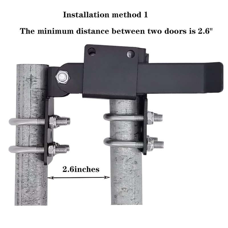 Chain Link Fence Double Gate Latch for 1-3/8" Gate Frame