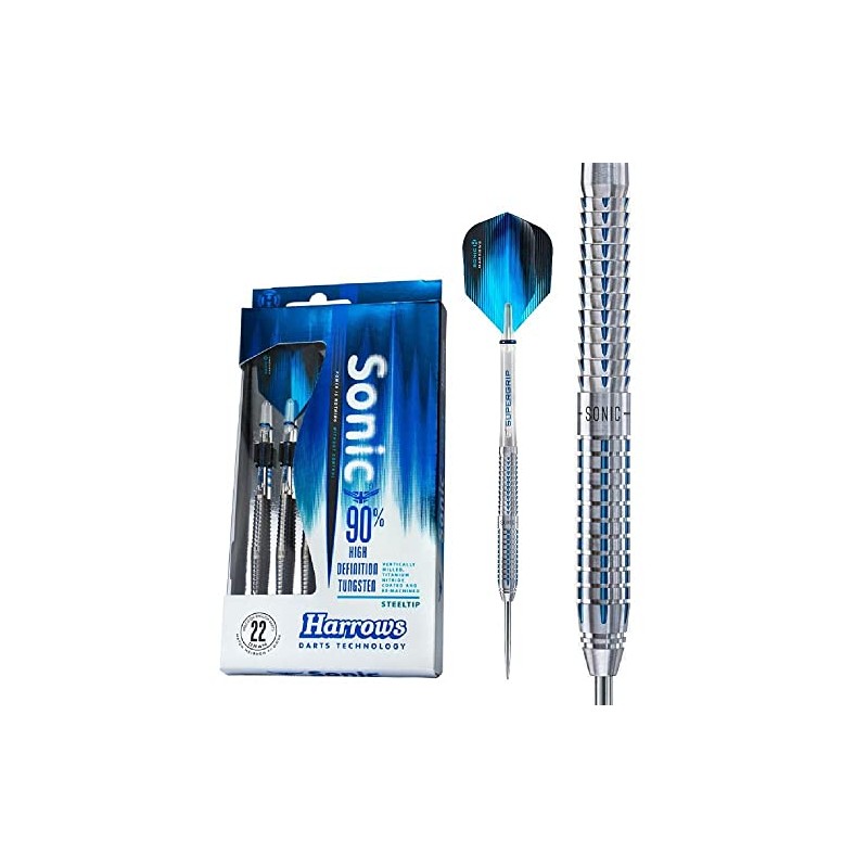 Harrows Sonic 90% Tungsten Steel Tip Darts Style B, 3