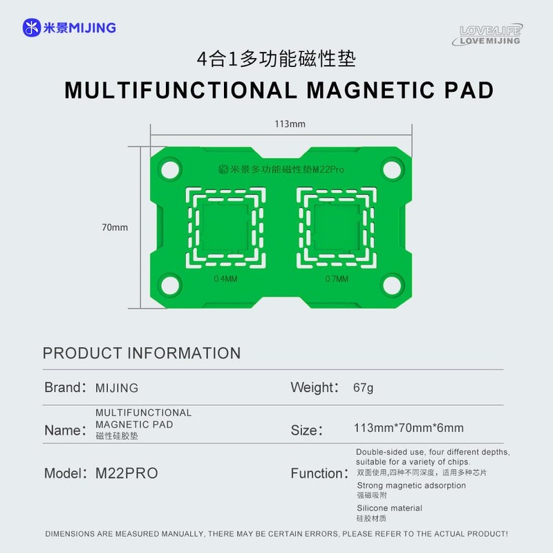 Mijing M22 Pro 4-in1 Magnetic Heat Resistant Mat For BGA