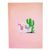 iGifts And Cards Cute Llamas Family 3D Pop Up Greeting