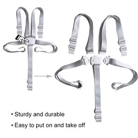 High Chair Safety Belts, 5 Point Safety Belt, Universal Child Protection Belt, Replacement Safety Belts, Adjustable Convertible Baby Safety Belt, Children's Safety Belts