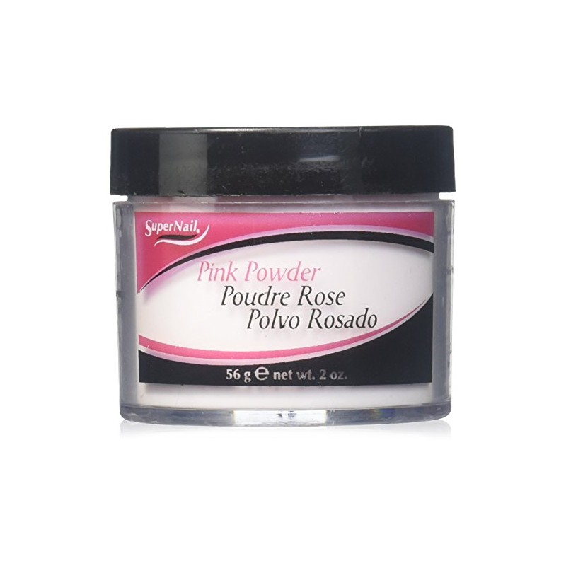 Supernail Nail Powder, Pink, 2 Ounce