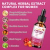 Cortisol Supplements for Women Liquid Drops, Natural Herbal Extract Complex