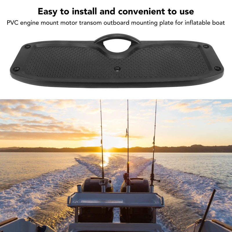 Transom Plate,Outboard Mounting Engine Bracket for Inflatable Boat Rubber Dinghy