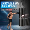 Punching Bag Hanger, Heavy Bag Wall Mount, Adjustable, 200LB Capacity