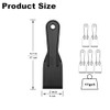 5 Pcs Plastic Putty Knife,2Inch Flexible Paint Scraper Tool for