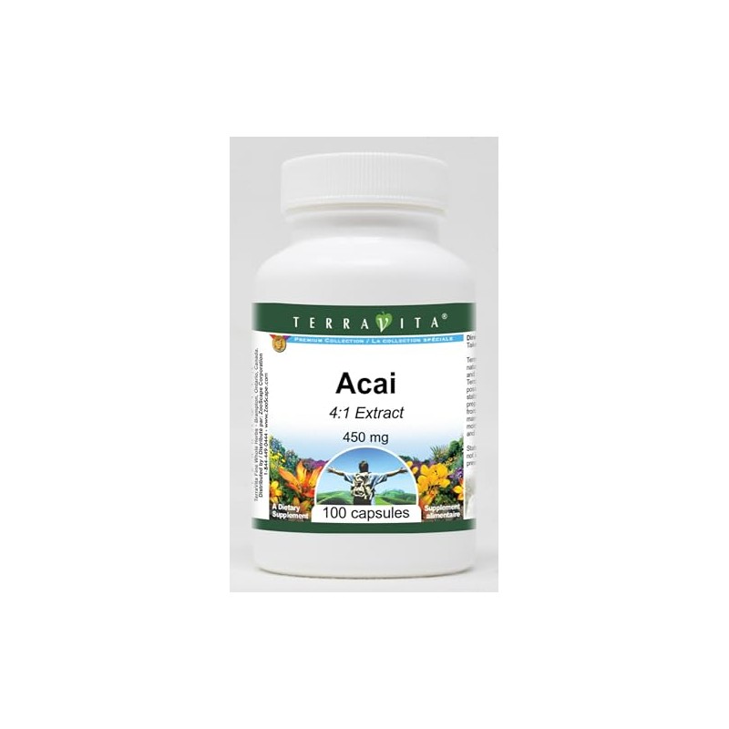 Acai 4:1-450 mg (100 Capsules, ZIN: 518806) - 3 Pack
