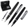 Mark Twain 3 Piece Metal Writing Set Fountain Pen with