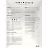 JONES CLOCKS® Saloon Mantel Clock | Small Traditional Double Scroll