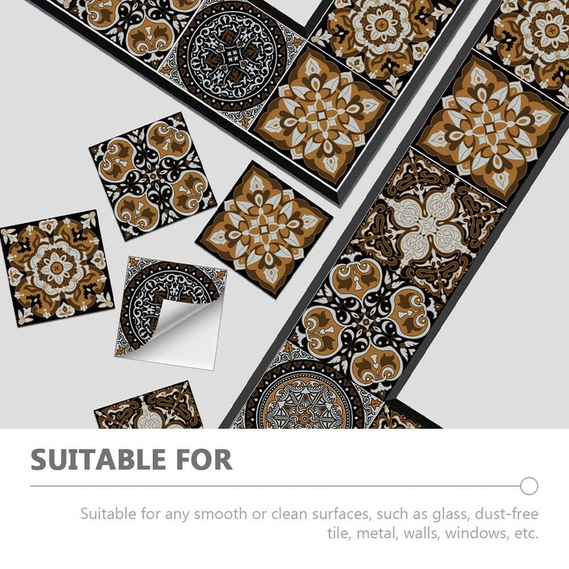 Hemobllo Pegatinas Para Azulejos - 48 Piezas Calcomanías Para Salpicaduras