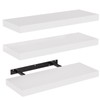 AMADA HOMEFURNISHING Floating Shelves, Wall Shelves for Bathroom/Living Room/Bedroom/Kitchen Decor,