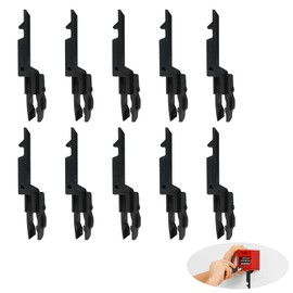 Fire Alarm Test Key, 10 Pcs Emergency Door Release Key Fire Alarm Key Call Point Test Key For Break Glass Switch For Universal Of Call Points Black