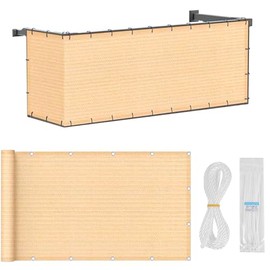 Heavy Duty Mesh Tarp, Multipurpose Black Protective Cover with Air Flow - Use for Tie Downs, Shade, Fences, Canopies, Dump Trucks – Tear Resistant, Shade Cover (10x20)