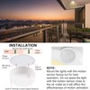 BIGMONAT Cordless Ceiling Light with Motion Sensor, Battery Operated Led