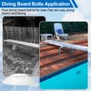 DB-TB-M Diving Board Bolt Kit Fits for Inter-Fab Two Hole
