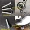PK80 Motor Bolts Studs, Screws Set for 66cc/80cc/YD100 Gas Engine