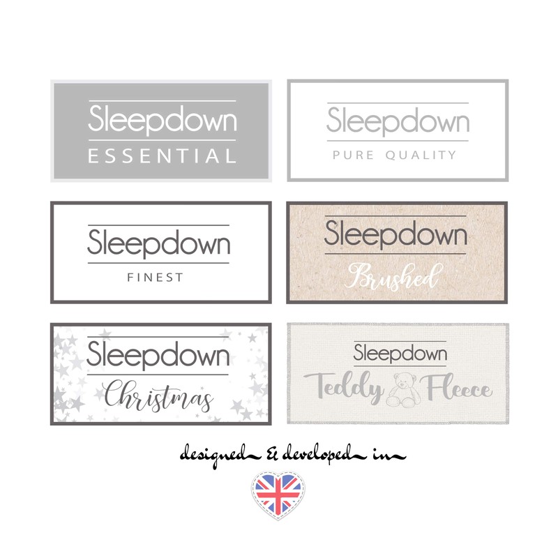 Sleepdown Paisley Grey Duvet Cover & Pillowcase Set Bedding Digital
