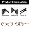 LJCZKA Blue Light Blocking Glasses Women Retro Small Cat Eye