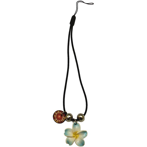 Lucore Plumeria Flower Hand Wrist Strap Lanyard Charm for Phones, Cameras & Electronic Devices