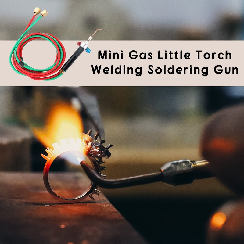 NATGAI Mini Oxygen Torch Kit, Mini Gas Little Torch Welding