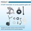 Sthywm Chain Saw Accessory Oil Pump Pipeline Gear Set, Compatible