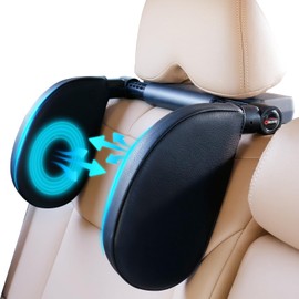 Oasser Car Seat Headrest Pillow, Detachable and Adjustable Double Sided Support Headrest for Adult and Kids