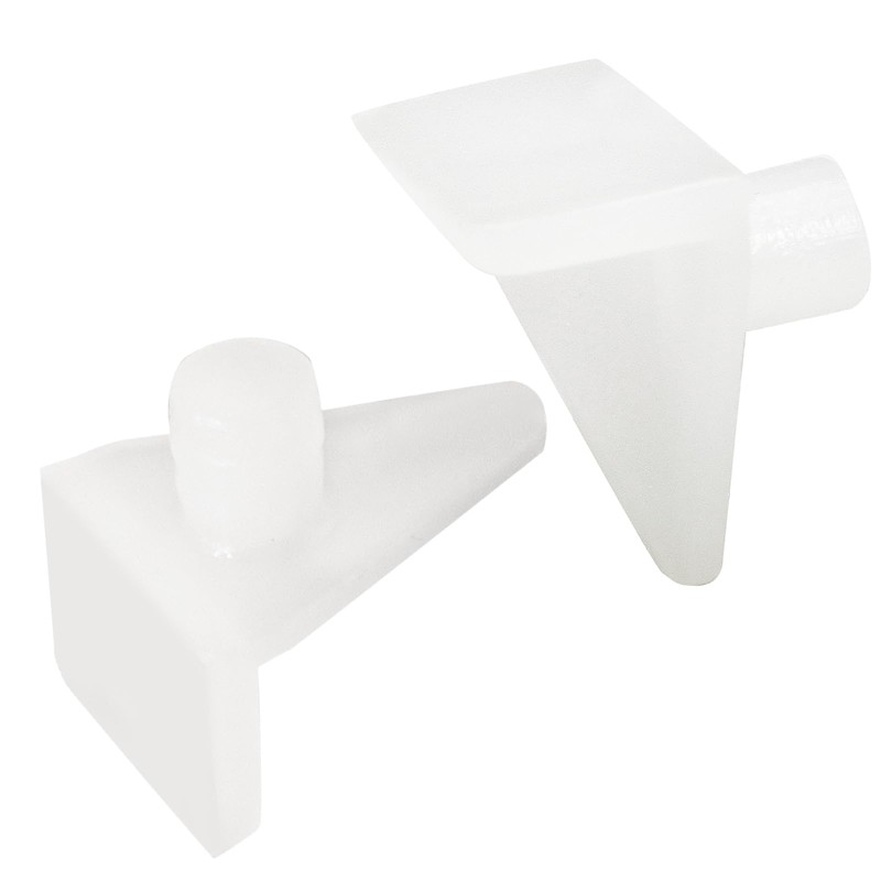 Hordion 60PCS Plastic Shelf Pegs, 5mm Shelf Support Pins Cabinet