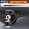 ANGCOSY 10-Ton Pintle Hook Trailer Hitches Receiver Hook Combination 2-5/16”