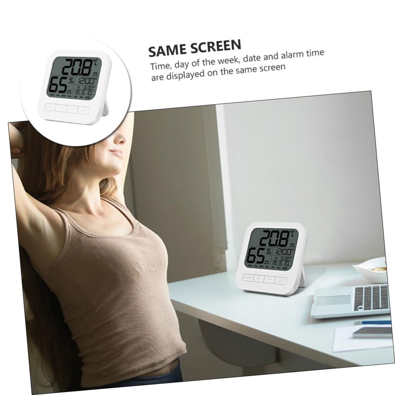 SUPVOX Digital Hygrometer Indoor Thermometer Lcd Display High Accuracy Humidity
