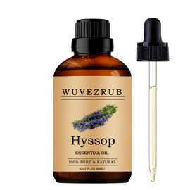 Wuvezrub Hyssop Essential Oils 60ML, Pure Hyssop Essential Oil for Aromatherapy Diffuser - 2 Fl Oz