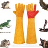 Vomurra Animal Handing Gloves Bite Proof,Leather Welding Gloves,Multipurpose Puncture Proof
