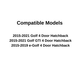 NAGD Fits 15-21 Volkswagen Golf 4Dr Hatchback Passenger Rear Door Window Glass