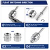 Uadme Vertical Float Switch, 110 V 150 mm Double Ball