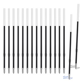 ENLACE Ballpoint Pen Refills Blue and Black, Pack of 60 Ballpoint Pen Refills, Retractable Pen Refills 1.0 mm Line Width, Ballpoint Pen Refills Black 98 mm Length, Plastic Ballpoint Pen Refills