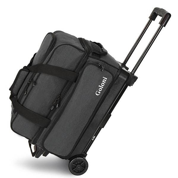 Goloni Double Roller 2 two bowling ball bag with wheels
