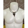 Shark Tooth Necklace for Men Boys Double Layer Necklace -