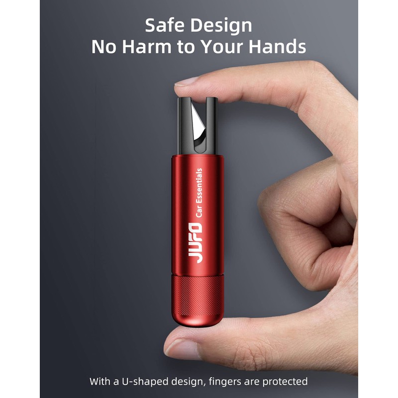 JUFO 2 Packs Car Escape Tool with Seat Belt Cutter