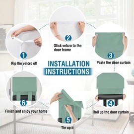 Mecodeco 100% Blackout Drapes for Window & Door, Room Darkening Solid Color Curtains for Glass & French Doors, Full Blackout 12W * 40L Inches Aqua, 1 Panel