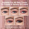 Mivota 5Color Matte Eyeshadow Palette, Neutral Cool-Toned Taupe Eye Shadows,