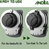 Handcuff Holster for Duty Belt, Cuff Holder Hand Cuff Pouch