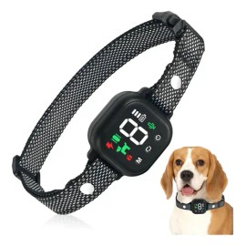 Antiladrido Perro Entrenamiento Collar Eléctrico Automático Color Negro                                                                               
