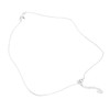 Silver Pendant Necklace Beautiful Elegant Adjustable Cute Dove Bird Pendant