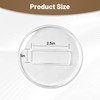 3Pcs 4"Clear Piano Caster Cups with Dust Cloth for Grand