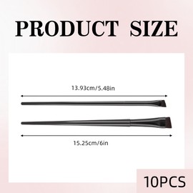10PCS Eye Brow Brush 2 Styles Angled Eyebrow Brush Set Fine Eyebrow ConcealerFlat Eyelash Brush Makeup Tools Eyeliner Brush Eyebrow Tint Brush for Eyelashes Eyeshadow Eyebrows Eyeshadow Cosmetics