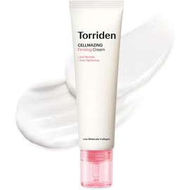Torriden - CELLMAZING Low Molecular Collagen Firming Cream, 2.02 fl.oz 5D Collagen Complex Minimize Pores & Wrinkles Intense Hydration, Non-Greasy, Firming Finish Cruelty Free