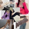 Tidyworm Arm Warmer Arm Cover, Women's, Solid, Long, Fingerless Gloves,