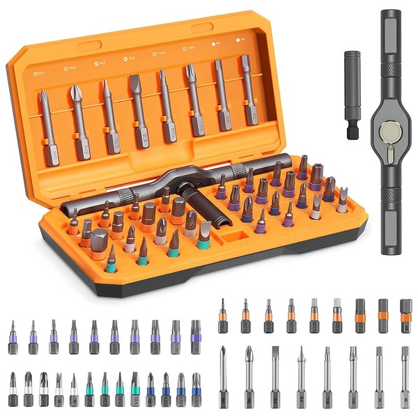 ORIA Ratchet Screwdriver Set, 42 in 1 Screwdriver Set with