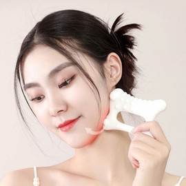 Lymphatic Circulation Scalp Gua Sha Massage Ceramic Trapezius Massager Single Item